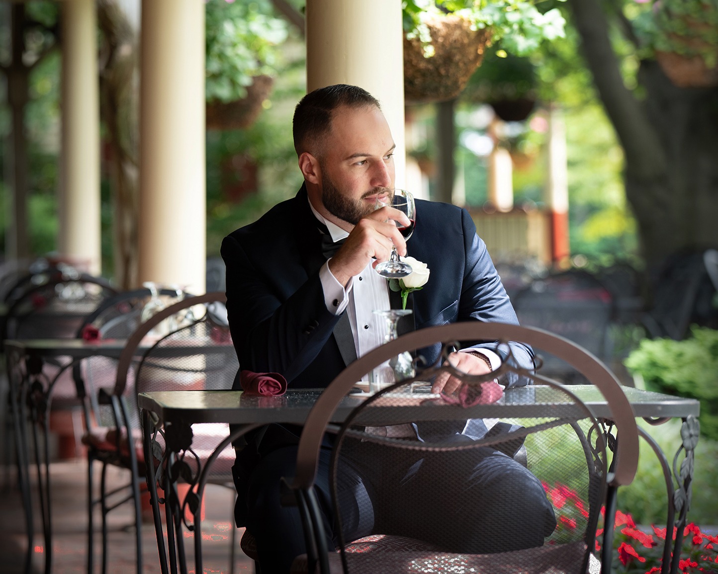 wedding photo Joseph Ambler Inn