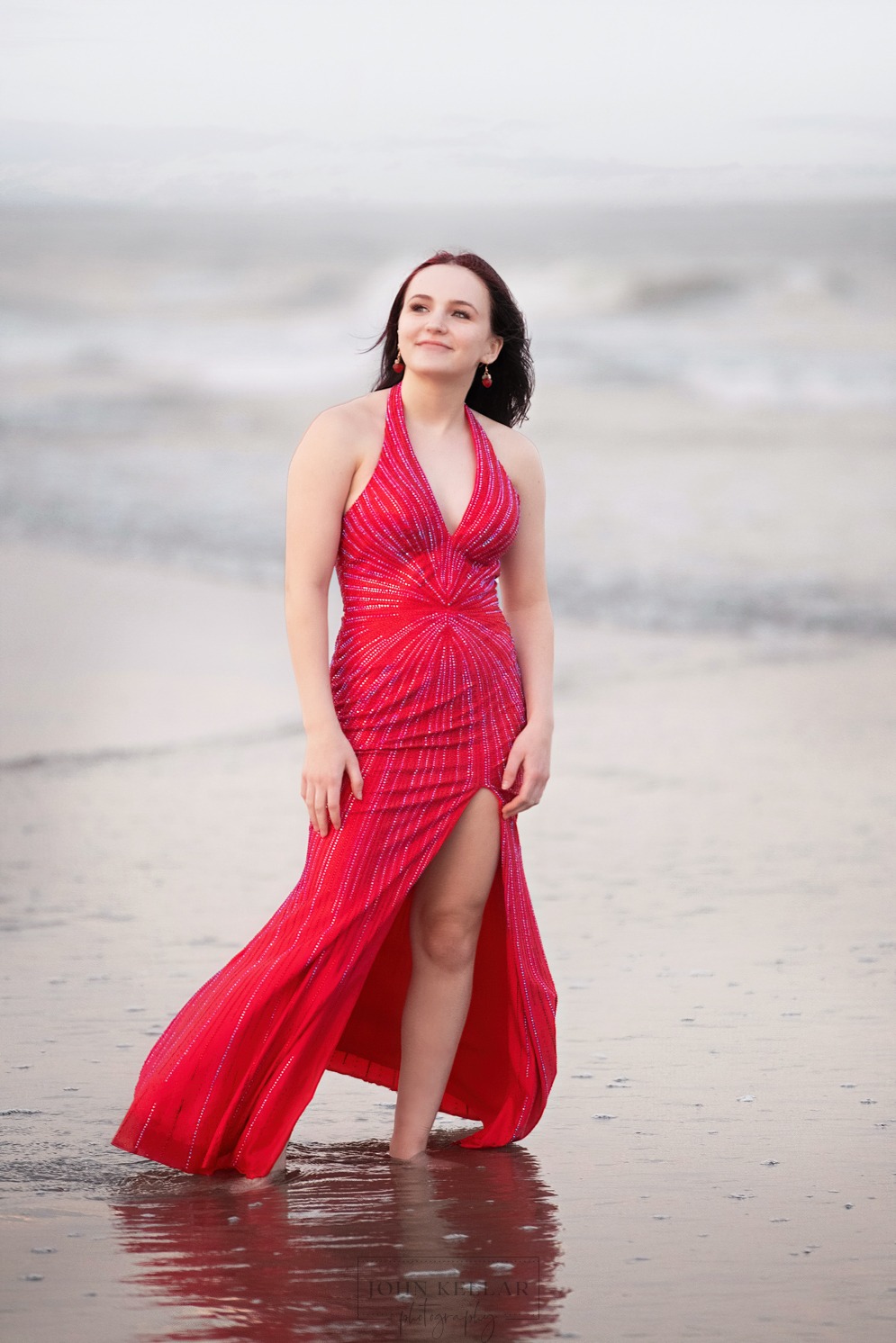 Graduation Portrait on Beach Avalon NJ