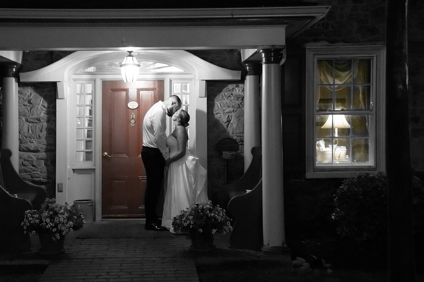 wedding photo Joseph Ambler Inn