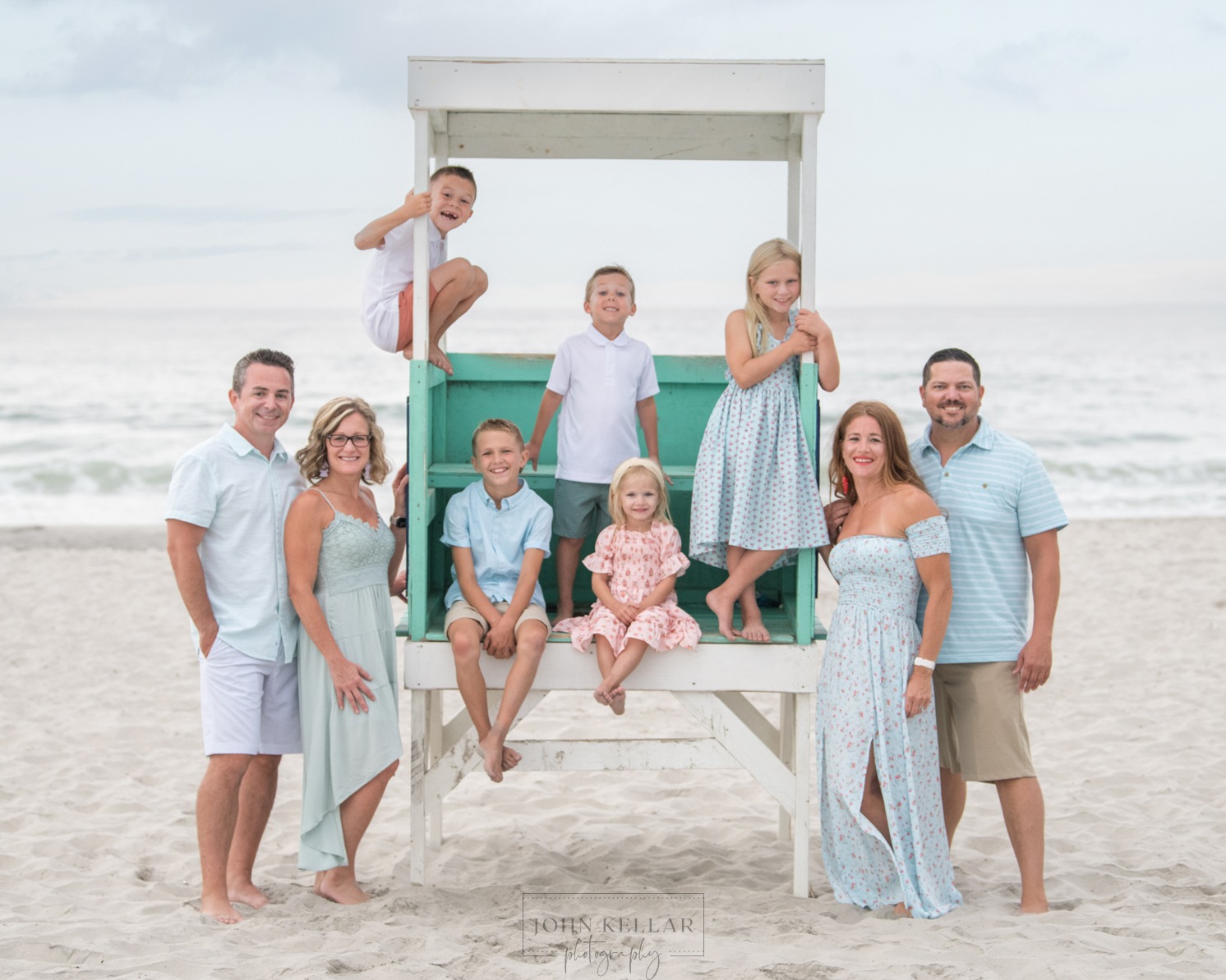 Family Photo at Ocean City New Jersey