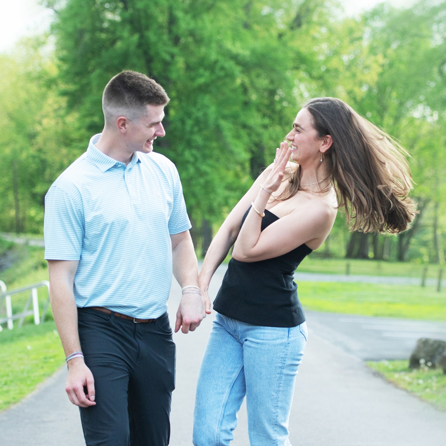 yuyu 0003 Engagement Portrait Phoenixville Pa